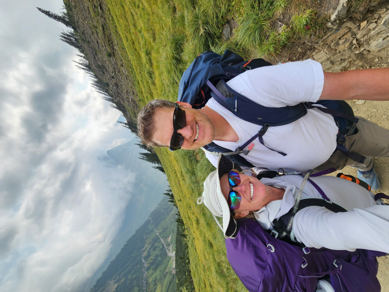 John & Kirsten at Glacier National Park