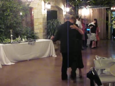 Dad and Mom dancing at the wedding